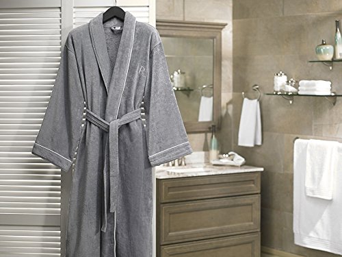 Terry Robe - Medium Grey - One Size