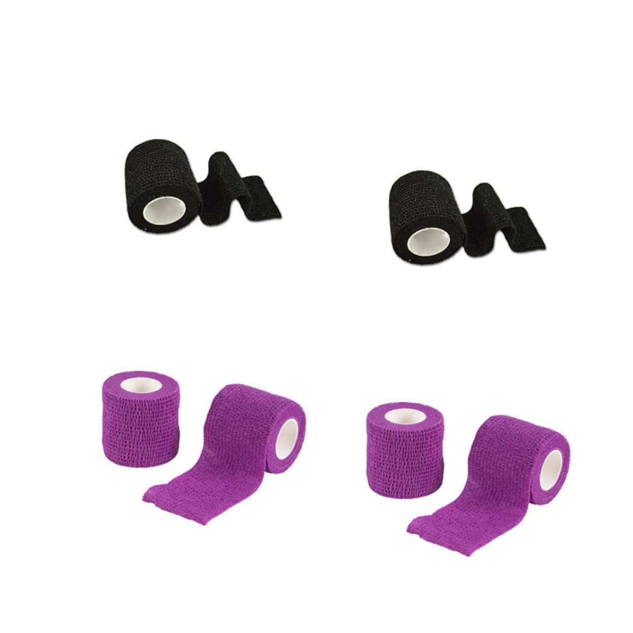 ORFOFE Elastic Pet Bandage Safe for Cats Nonwoven Tape for Pet Wounds Easy to Use