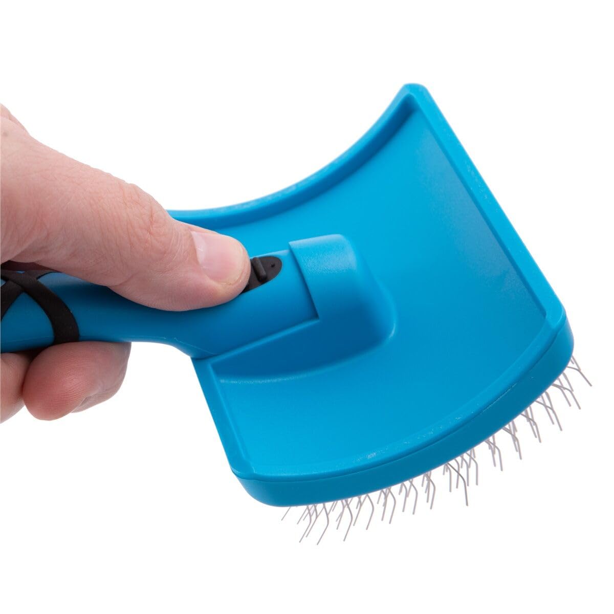 GROOM PROFESSIONAL Amplifier Firm Slicker Dog Brush, Perfect for Amplifying Dog Coat Volume & Removing Knots & Tangles - Image 2