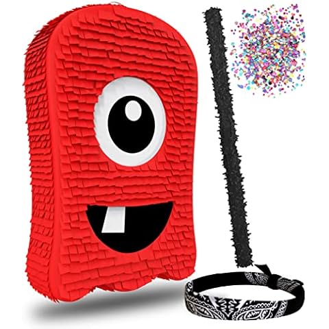 Jergrim Cute Red Monster Halloween Piñata Bundle Cover