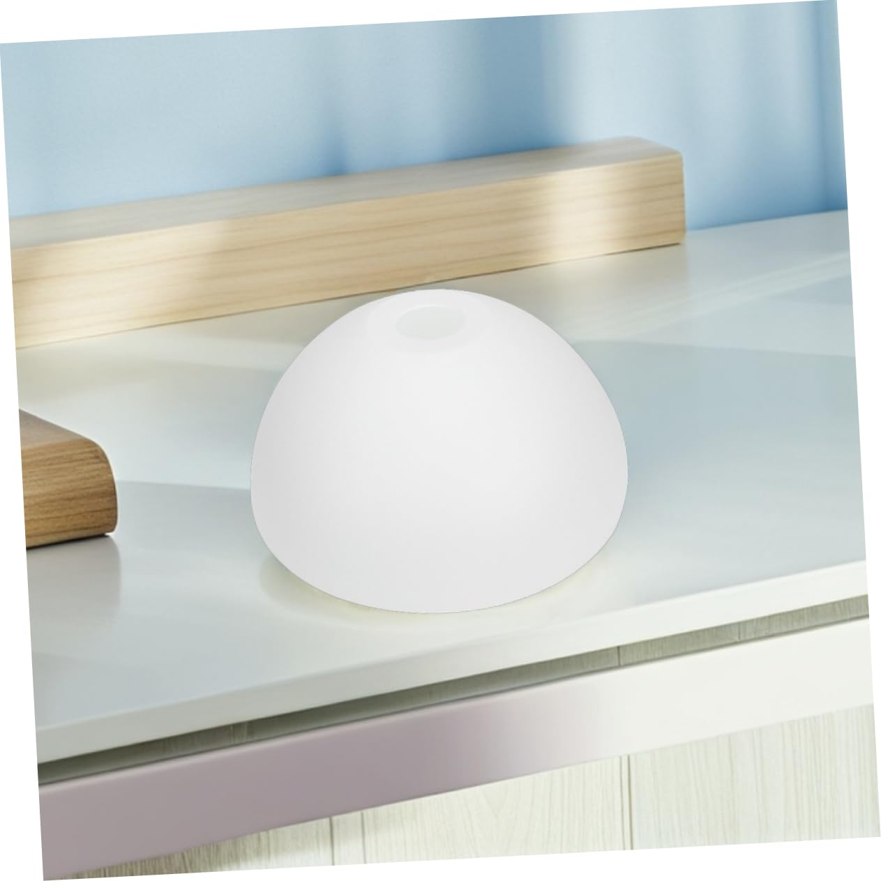SHINEOFI Pantalla de Lámpara Hongo de Plástico Blanco 2 Piezas | Uso Versátil, Gran Transmisión de Luz, Limpieza Sencilla, Instalación DIY para Hogar y Decoración