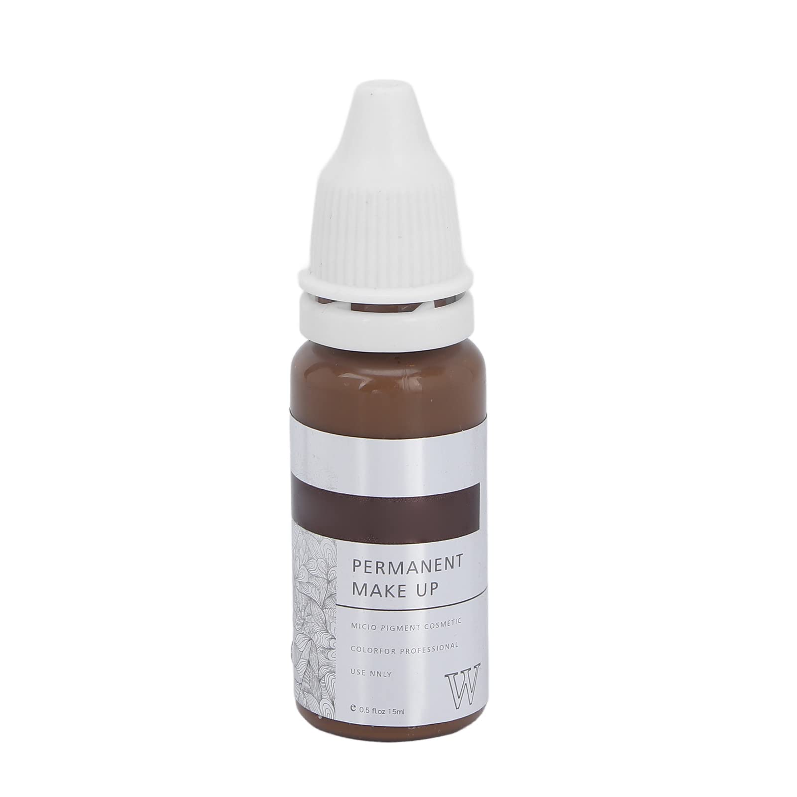 Makeup Tattoo Inks, Microblading Practice Semi Permanent Eyebrow Tattoo Pigment Tattoo Accessory for Lips Eyebrow Eye Line,Inks Cup(Light Brown)