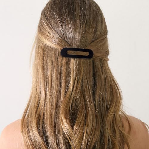 French Barrette, 6 piezas de pinzas para el cabello para mujeres y niñas, sujeción fuerte sin resbalones para cabello fino, delgado y grueso miniatura 4