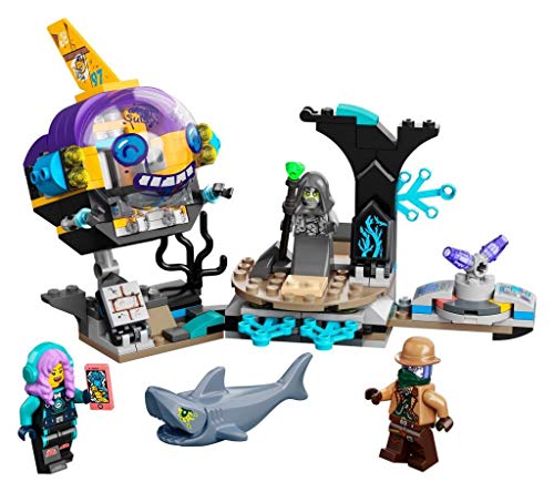LEGO- Submarino de J. B. Hidden Side Aplicación AR, Set de Juego de Realidad Aumentada Multijugador...