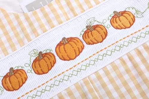 Baby Boys Light Blue Crosses Smocked Overalls4