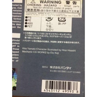BANDAI Hobby 1/100 Clear Strike Freedom Vs. Clear Legend miniatura 4