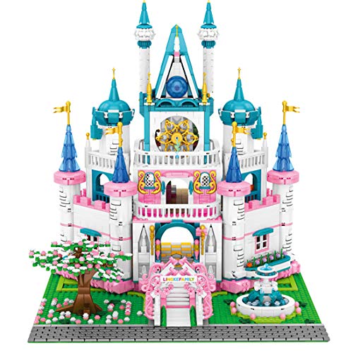 LOSGO Princess Dream Castle Building Playset with Lights, Princess Castle Compatible with LEGO Disney Princess Castle - 3008 Pcs LOSGO Princess Dream Castle Building Playset with Lights, Princess Castle Compatible with LEGO Disney Princess Castle - 3008 Pcs