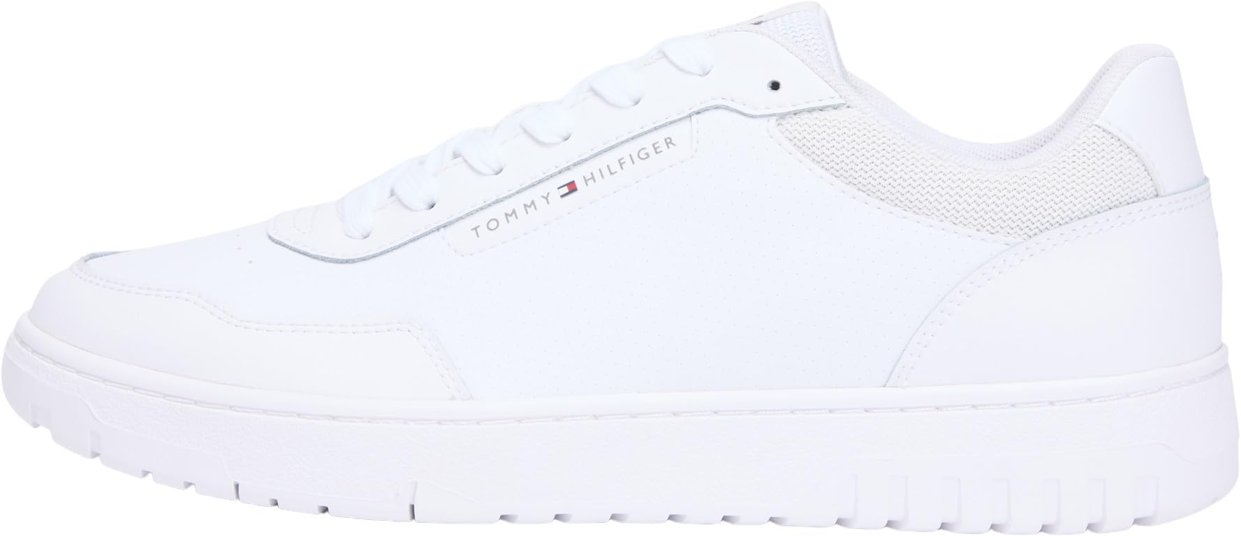 Tommy Hilfiger White Polyurethane Men Sneaker - EU40/US7