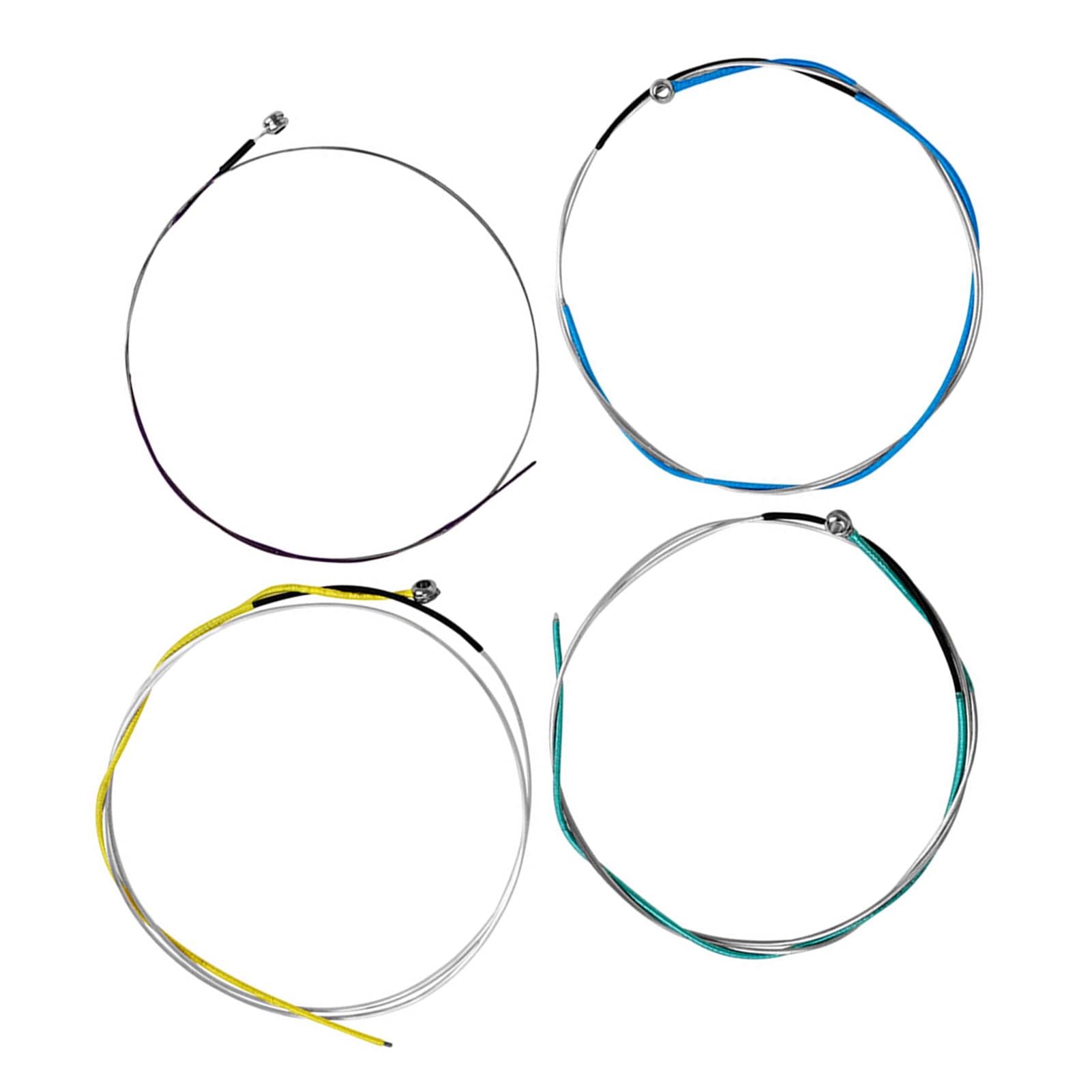 12 Corde per Violino in Nylon, Acciaio Inossidabile, Alluminio, Lega di Magnesio, Nucleo di Avvolgimento, per Dimensioni 1/2, 1/4, 3/4, 4/4, Tono e Resilienza Ottimizzati (AV33)