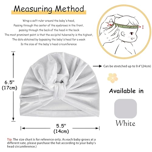 Image of ANNACREATIONS Premium Soft Bow Head Wrap Super Stretchable Headband Hair Accessories For Baby Girls
