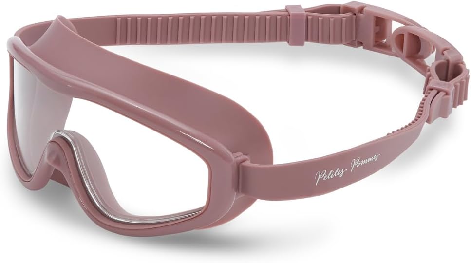 Adult Swim Goggles for Ages 14+ – Lightweight Silicone, Anti-Fog Wide Lens, Hair-Safe Buckle, Cotton Pouch