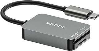 UHS-II High Speed Card Reader, USB C SD 4.0 Memory Card Reader, for SDXC, SDHC, SD, MMC, Micro SDXC, Micro SD, Micro SDHC Card, UHS-II UHS-I Cards, Compatible with MacBook Pro, iPad Pro Samsung S21