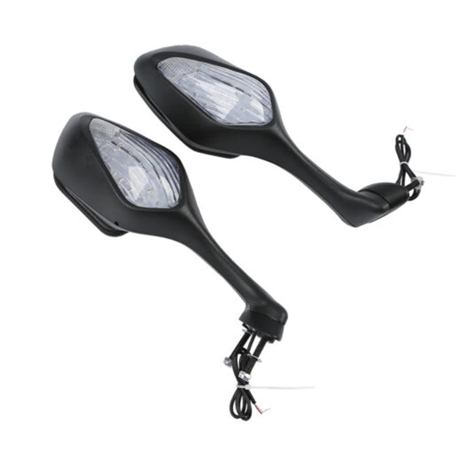 Black Acrylic Mirror Pair With Turn Signals – Fits Honda CBR1000RR 2012-2016
