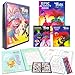 DreamWorks Trolls World Tour Tin Activity Book Set - 3 Trolls Coloring Books, Trolls Stickers, Markers, Poster, and Licensed Door Hanger