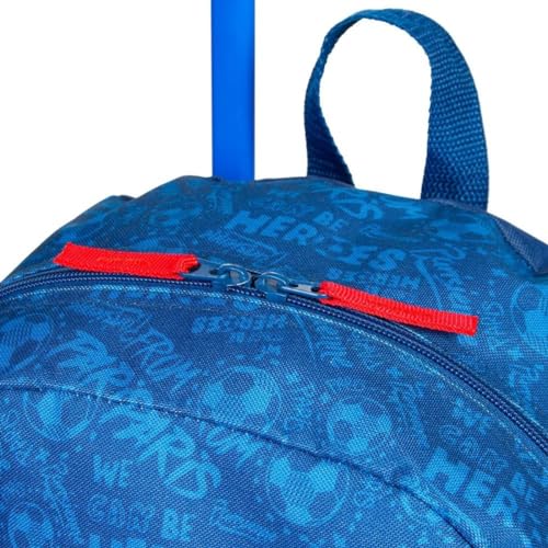 Mochila De Rodinha Escolar Infantil Sestini Paris PSG Azul