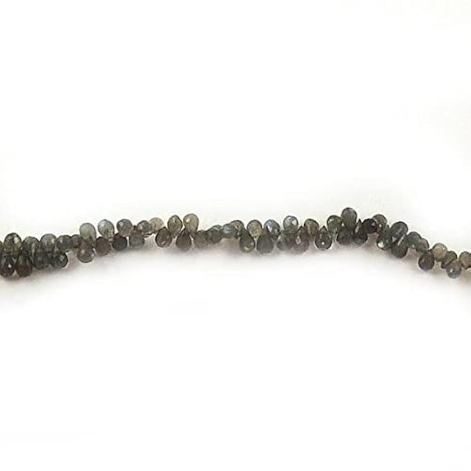 Labradorite briolettes perles gouttes facettées 8mm pierre naturelle pour bijoux