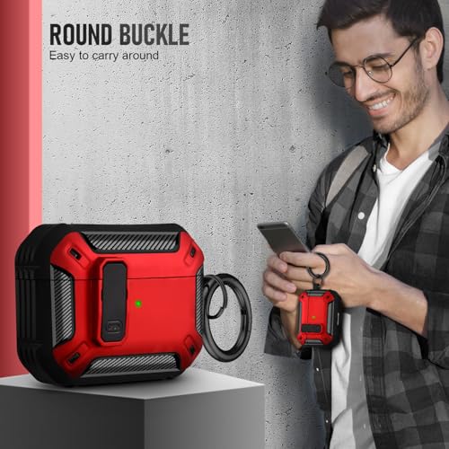 Image of Compatible with Airpods Pro 3 Case(2025),for Airpods Pro 3rd Generation Cases Cover with Keychain Cleaner Kit Soft Silicone Shockproof Cover for Women Men
