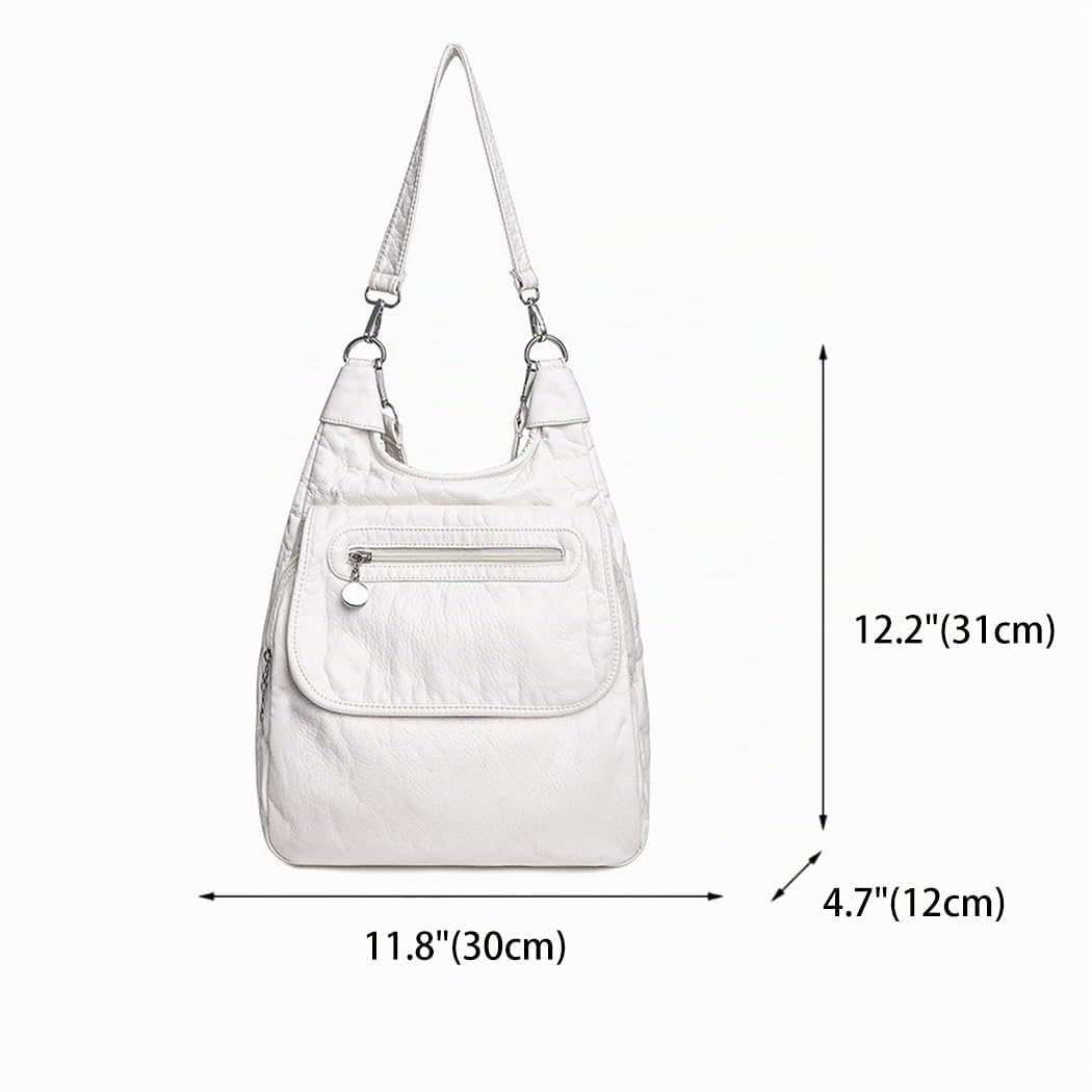 BUKESIYI Mujer Bolsos Mochila Niña Vestir Antirobo Pequeña Casual Bandolera Portatil PU Cuero Piel ES78158