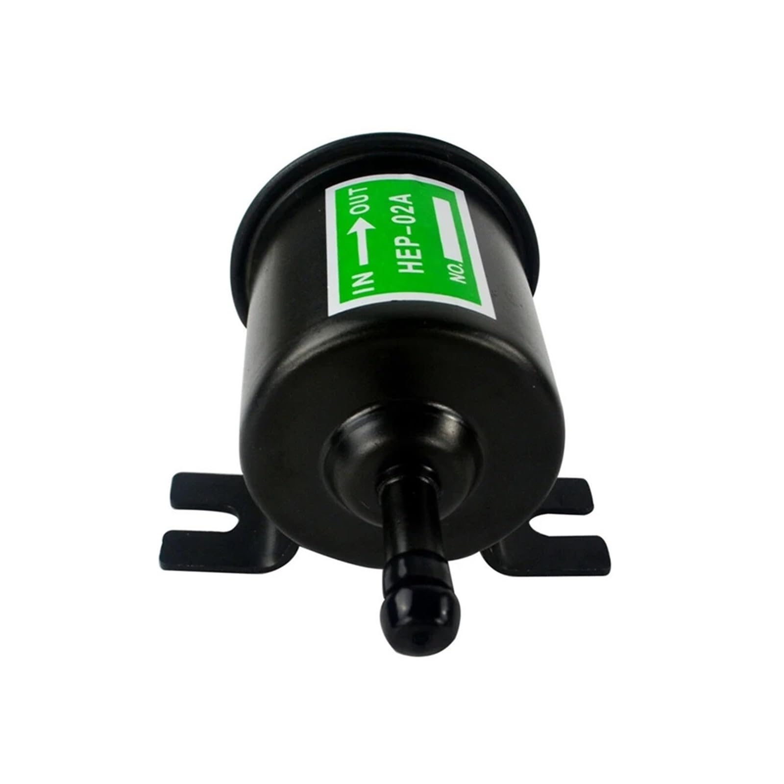 Bomba Combustible Eléctrica Universal 12 V para Trabajo Pesado Metal Sólido En Línea para Gasolina Bomba Transferencia Gasolina 12 V HEP-02A Bomba De Combustible