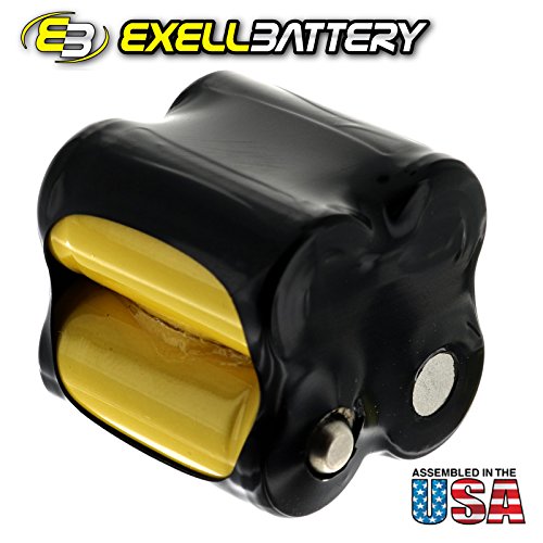 Exell Custom 4.8V 400 mAh 4x2/3AA batería recargable miniatura 2