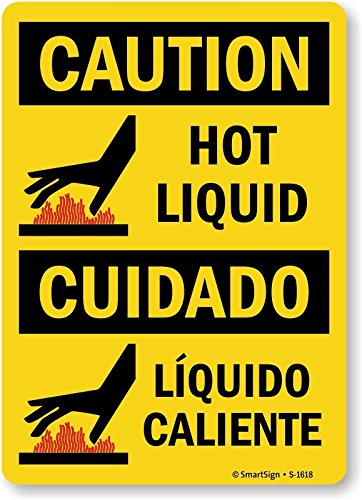 Signalisation liquide chaud SmartSign plastique pour cuisine et buffet