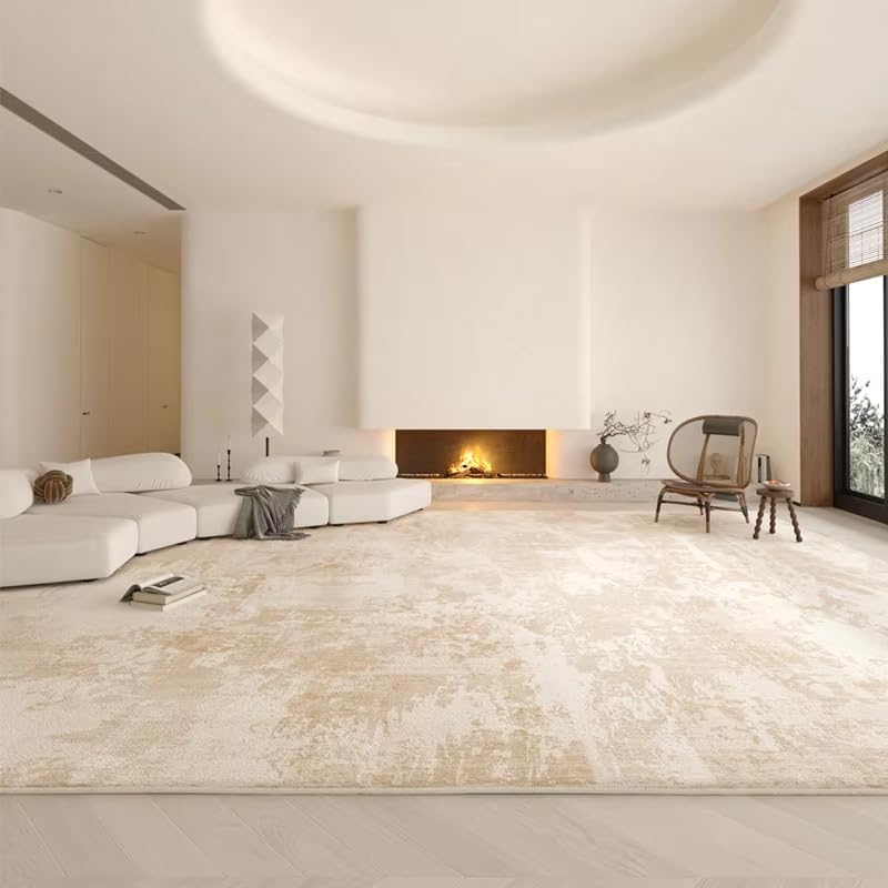 Tapis de chambre douillet et moelleux grand format 210 x 240 cm