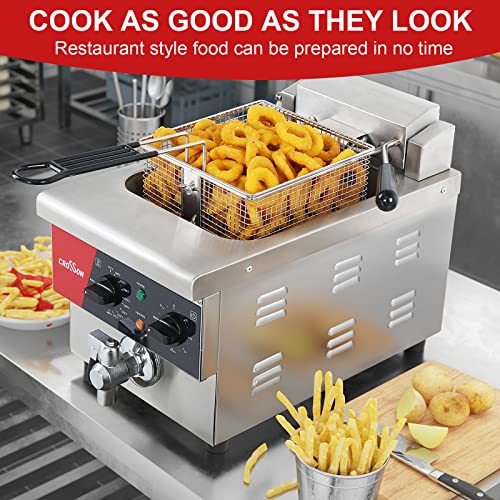 crosson CROSSON 6L Electric Countertop Deep Fryer EF-6V の商品画像 1