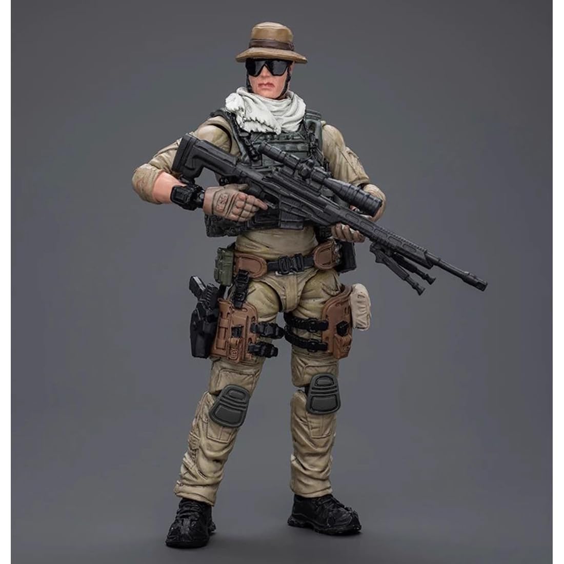 Bewegliche Soldaten Figur, 1/18 Maßstab Vintage Militär Bewegliche Special Forces Soldatenfigur mit Zubehör, Sammelfigur für Teenager und Enthusiasten