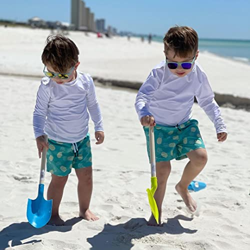 Image of maamgic Boys Swim Trunks with Compression Liner Toddler Stretch Swim Shorts