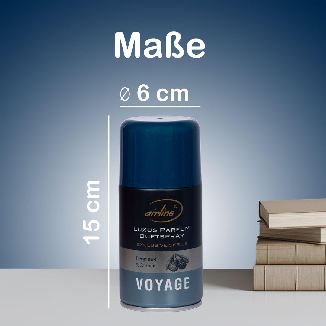 Laro Premium Airline Voyage Raumduftspray Vorteilspaket 6/12/24/48/96 St Nachfüller für automatische Duftspender 250ml, Anzahl:24, Duft:Voyage
