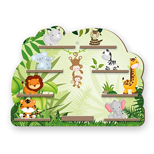 Kreative Feder Regal „Dschungel“ geeignet für Toniebox und Tonies...