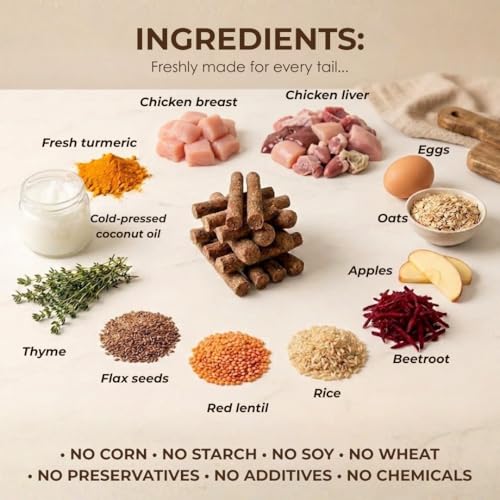 Image of Dog Sticks | Chicken Meaty Sticks 450g | Healthy Dog Food | Freshly Baked Dog Treats | All Natural & Preservative Free | Dog Dental Stick | Human-Grade Ingredients | All Breeds |