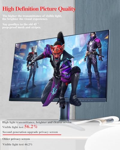Image of PYS 27 Inch Monitor Privacy Screen for 16:9 Widescreen Monitor, 2 Pack