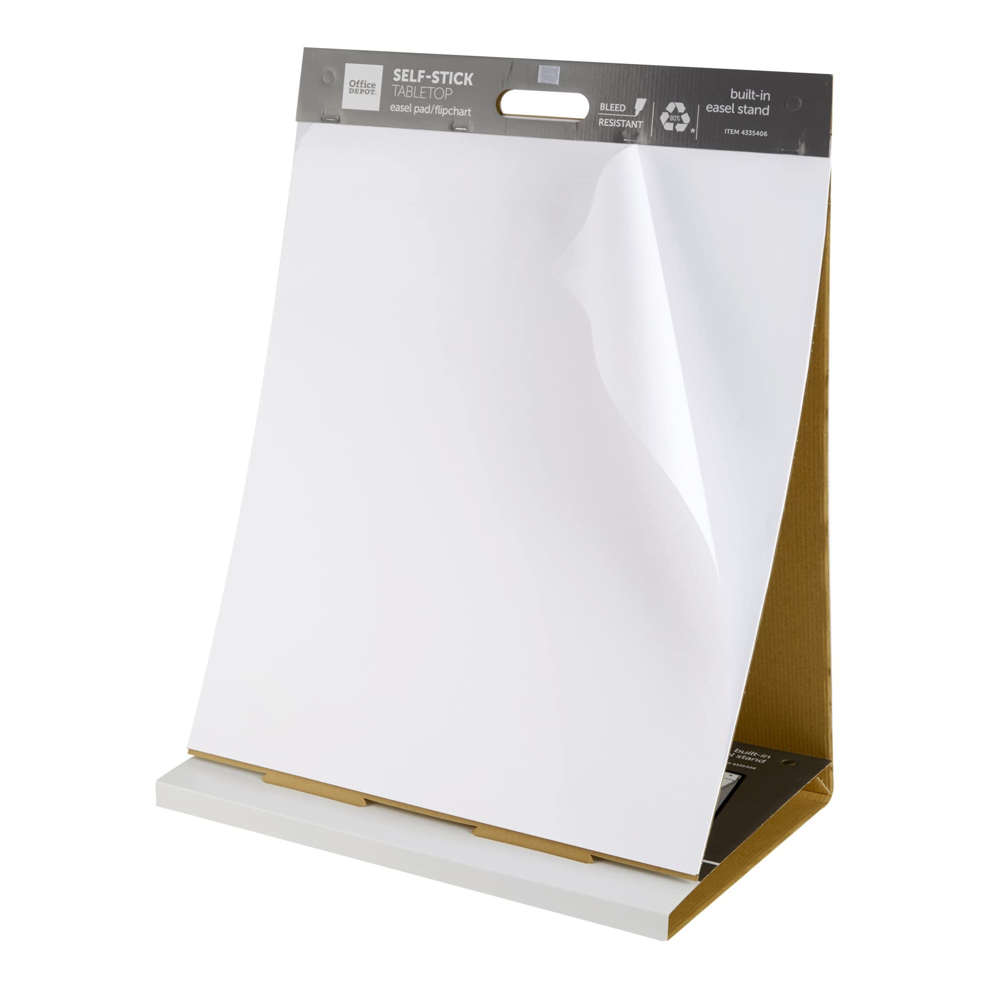 Office Depot® Brand Self-Stick Tabletop Easel Pad, 20