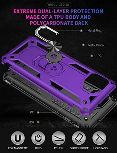 Coque Motorola One 5G rigide silicone antichoc avec film écran UW