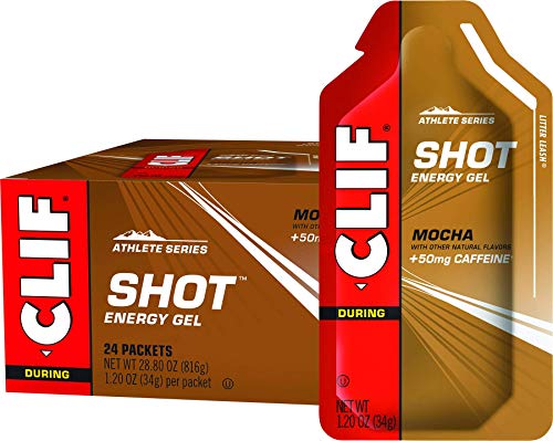 Clif, Shot Energy Gel Mocha Organic 1.2 Ounce, 24 Count