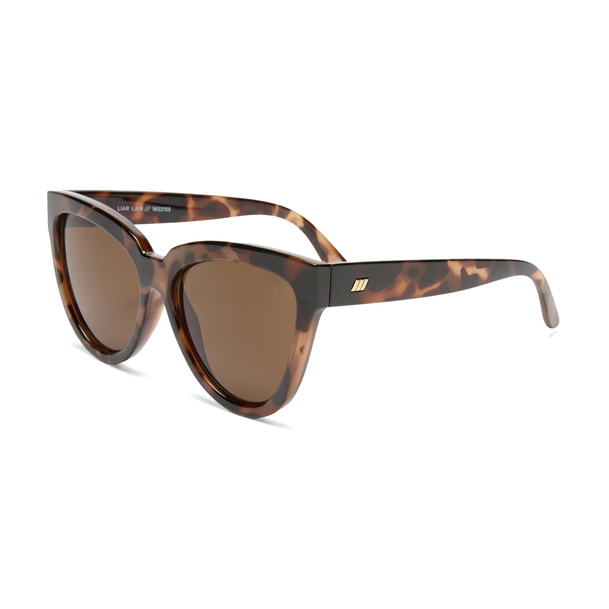 Le Specs. Women's Tortoise Le Specs Liar Lair Sunglasses One Size