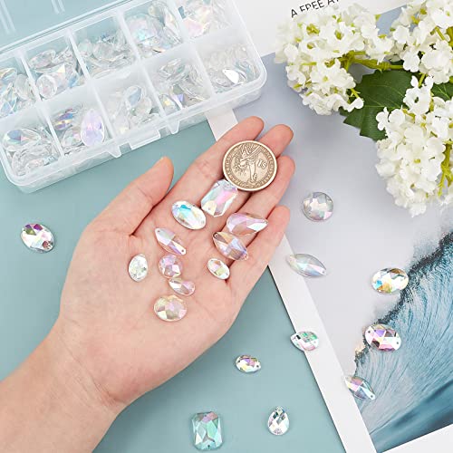 PandaHall Elite 150 Pezzi Acrilico Cucire Strass