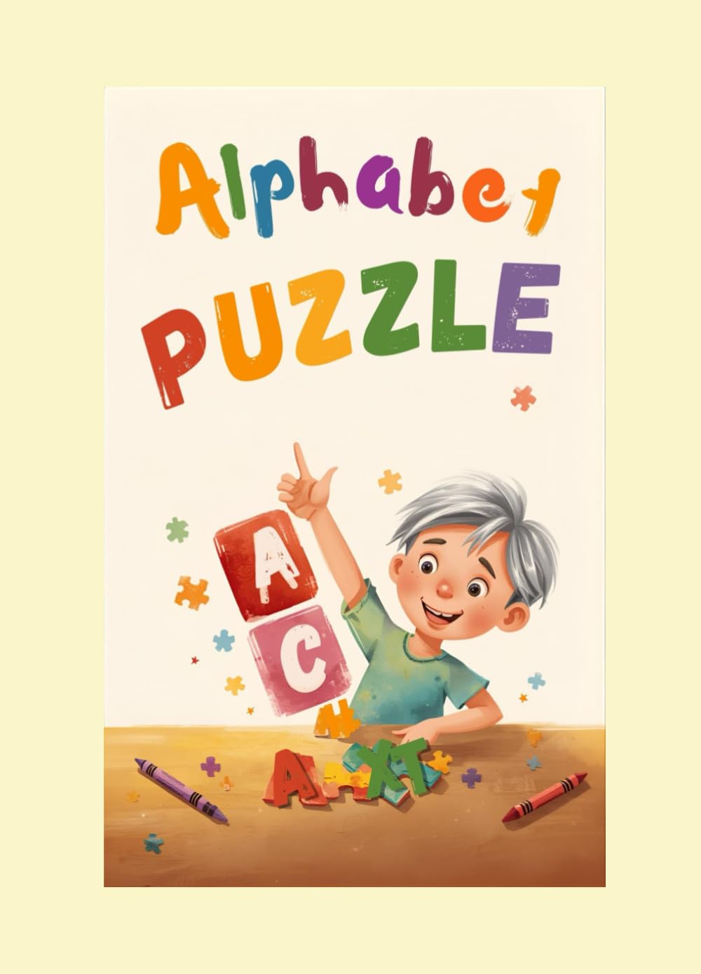 Alphabet puzzle book for kids
