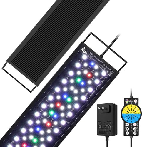 AQQA LED Aquariums Light Full Spectrum for 12-18 inch, Fish Tank Light