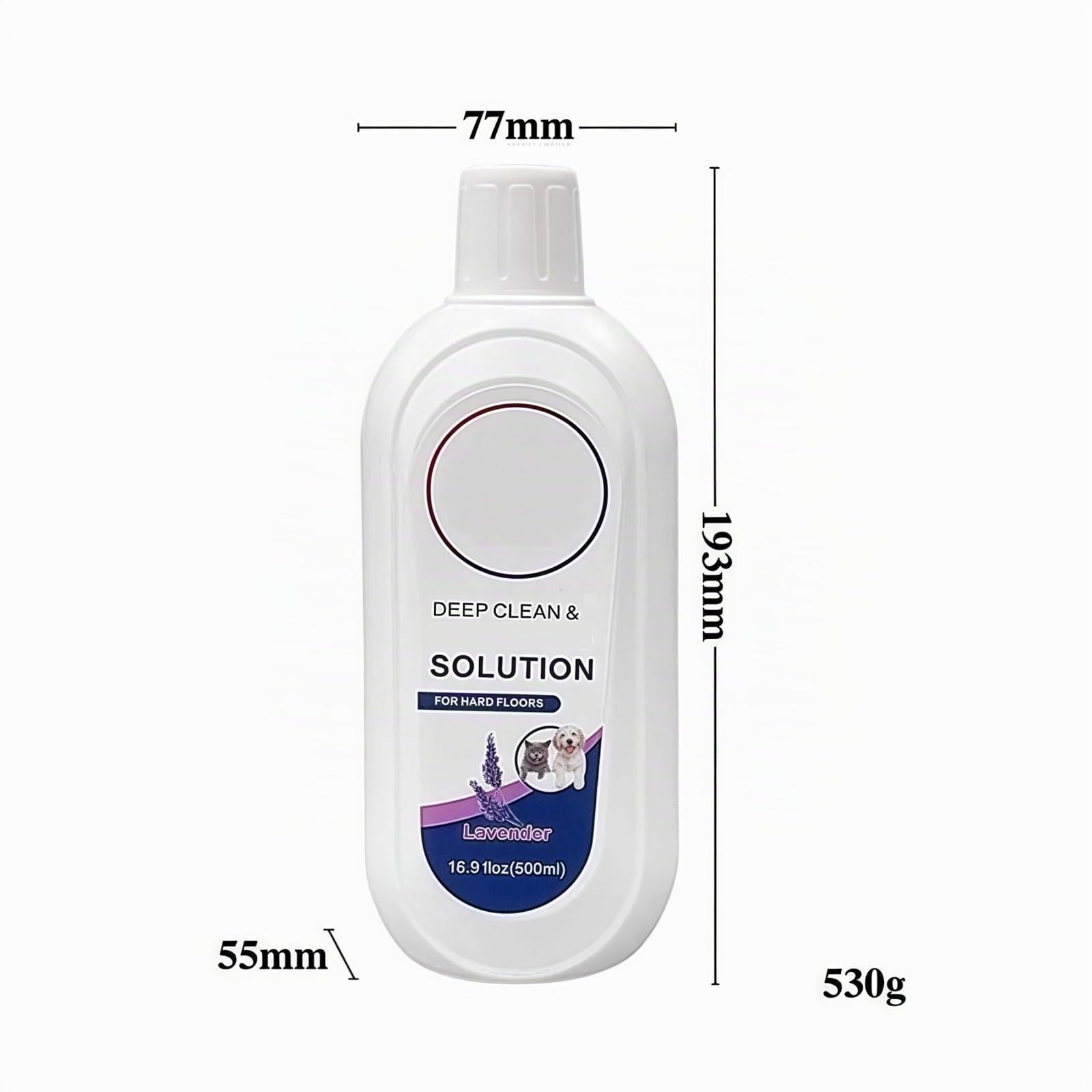 Soluzione detergente for Pavimenti a Base vegetale da 500 ml con Aroma di Lavanda, Compatibile con Tineco Cleaning Solution Floor One S3/S5/Pro2/COMBO/S7Pro Series Vacuum Cleaner 3 Bottiglie