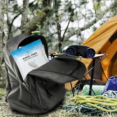 HYGIENJOY-21-LargerNo-Rinse-Bathing-Wipes-for-Adults-Rinse-Free-Bath-SpongesSoap-InfusedDry-Shower-Wipes-for-Elderly-For-CampingHikingGYM-Post-Surgery-Must-Haves-25-pack