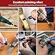 Gelewuld 20 Stück 320 Körnung Schleifhülsen-Set für Dremel & Bohrmaschinen Schleiftrommelsätze für Bohr- und Ausbohrmaschinen, Hülsensätze, Schleifpapierstöcke für Metall, Holz, Formen, Stein,Polieren