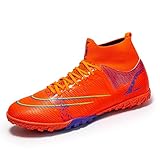 BOTEMAN Fußballschuhe Herren High Top Spike Cleats Trainingsschuhe Kinder Fußball Stiefel Unisex
