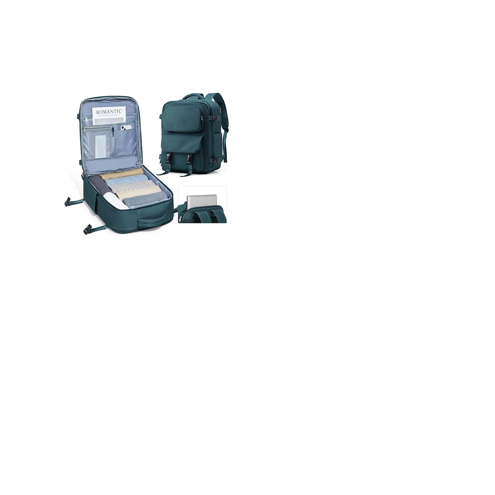SZLX Zaino da viaggio grande da donna da viaggio zaino da escursionismo sportivo da esterno impermeabile zaino da scuola casual laptop da 14 pollici con porta di ricarica USB scomparto per scarpe