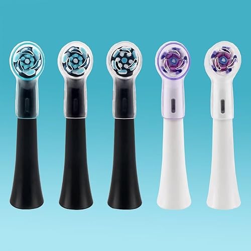 Miniatura 5 de Paquete de 6 cabezales de cepillo de dientes a prueba de polvo compatibles con Oral B, se adapta a Oral-B iO Series, Pro 1000, 1500, 5000, 7500,