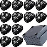 Alpinleux 12 Pcs Mini Caster Wheels, Self Adhesive Caster Wheels, 360° Swivel Appliance Wheels, Small Appliance Rollers for Kitchen Appliances, Coffee Maker, Storage Box