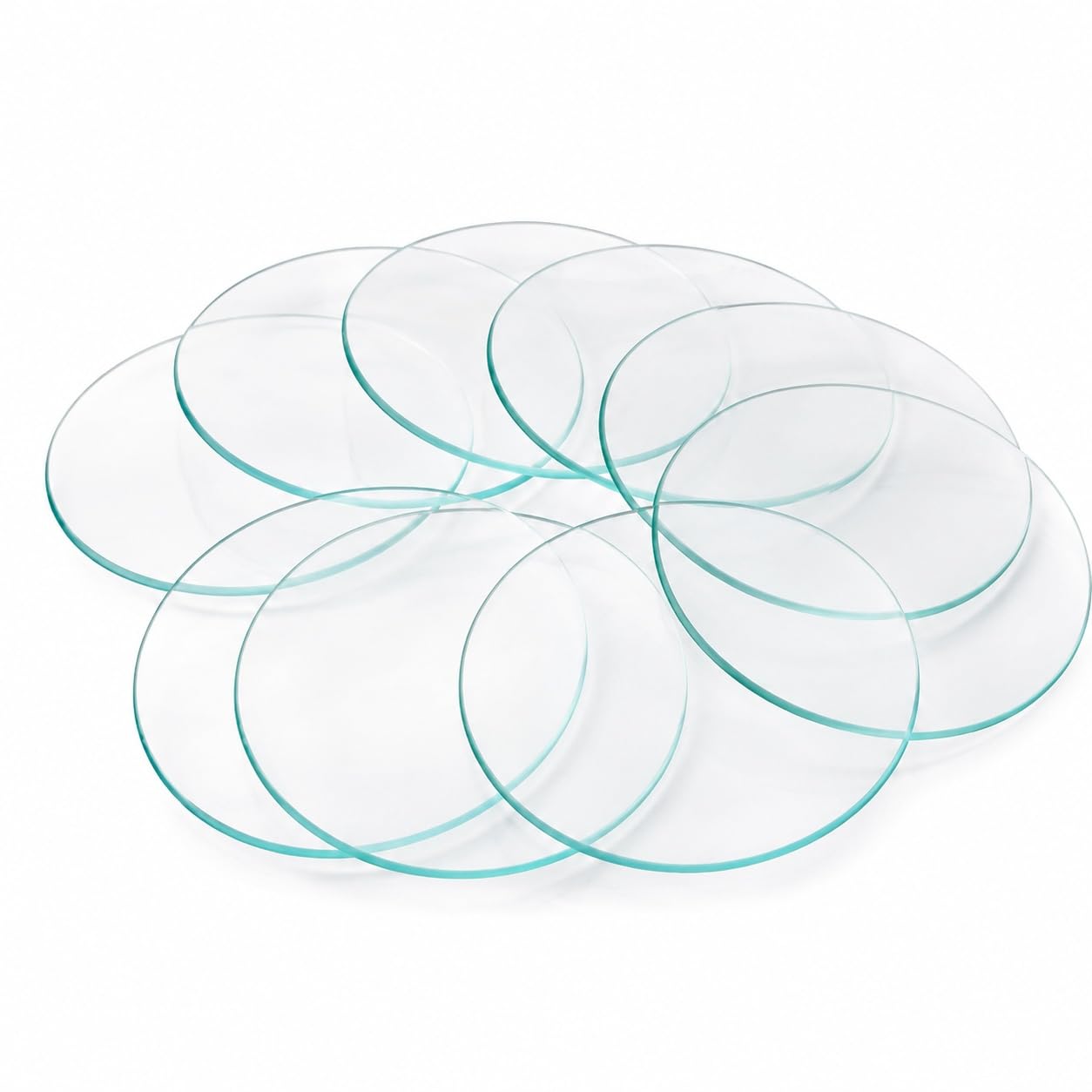 Lot 10 Verres de Montre Évaporation Borosilicaté Couvercle Bécher-140mm