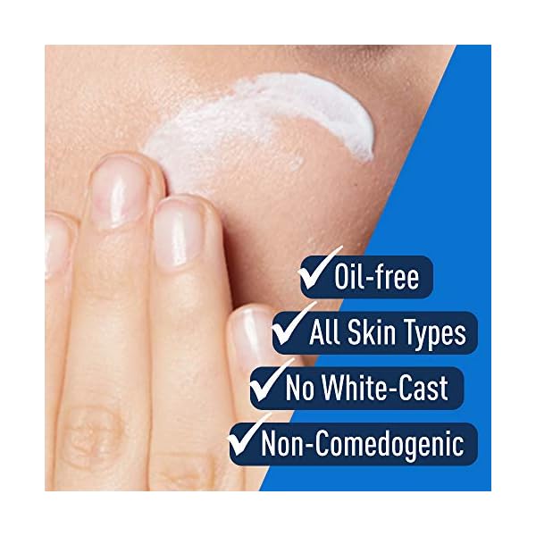 CeraVe AM Facial Moisturizing Lotion with SPF 30 | Oil-Free Face Moisturizer with SPF | Formulated with Hyaluronic Acid, Niacinamide & Ceramides | Non-Comedogenic | Broad Spectrum Sunscreen | 3 Ounce