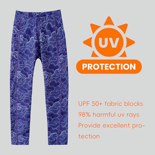 Image of UPF 50+ Kid's Swim Pants Swim Leggings for Boys and Girls Sun Protective